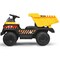 Costway 12V Battery Kids Ride On Dump Truck RC Construction Tractor w/ Electric Bucket & Electric Dump Bed